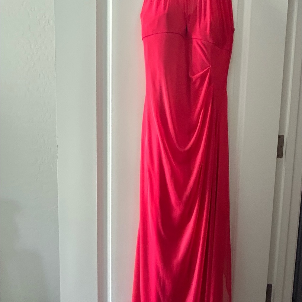 David's Bridal Red Gown